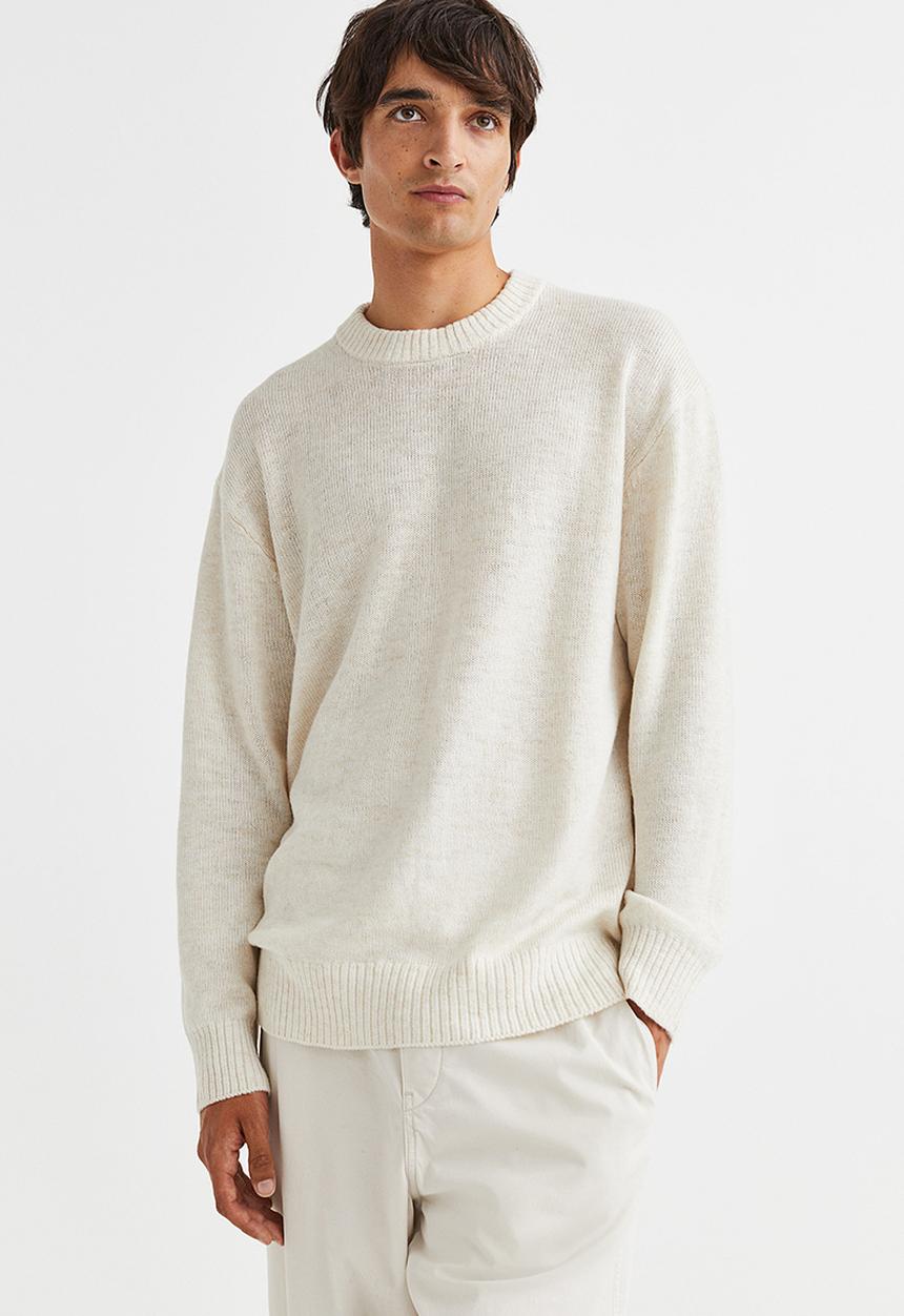 H&M - Relaxed fit jumper - cream
