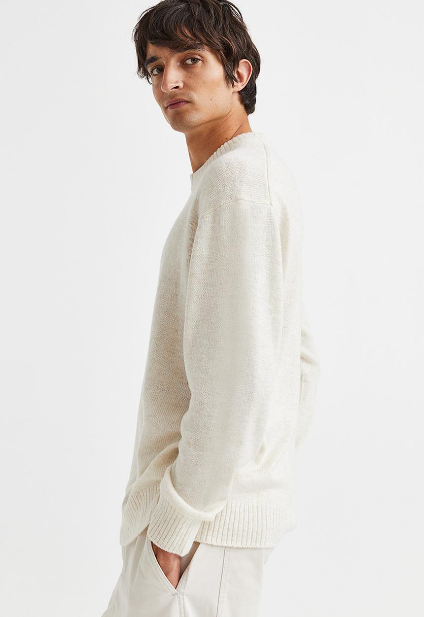 H&M - Relaxed fit jumper - cream