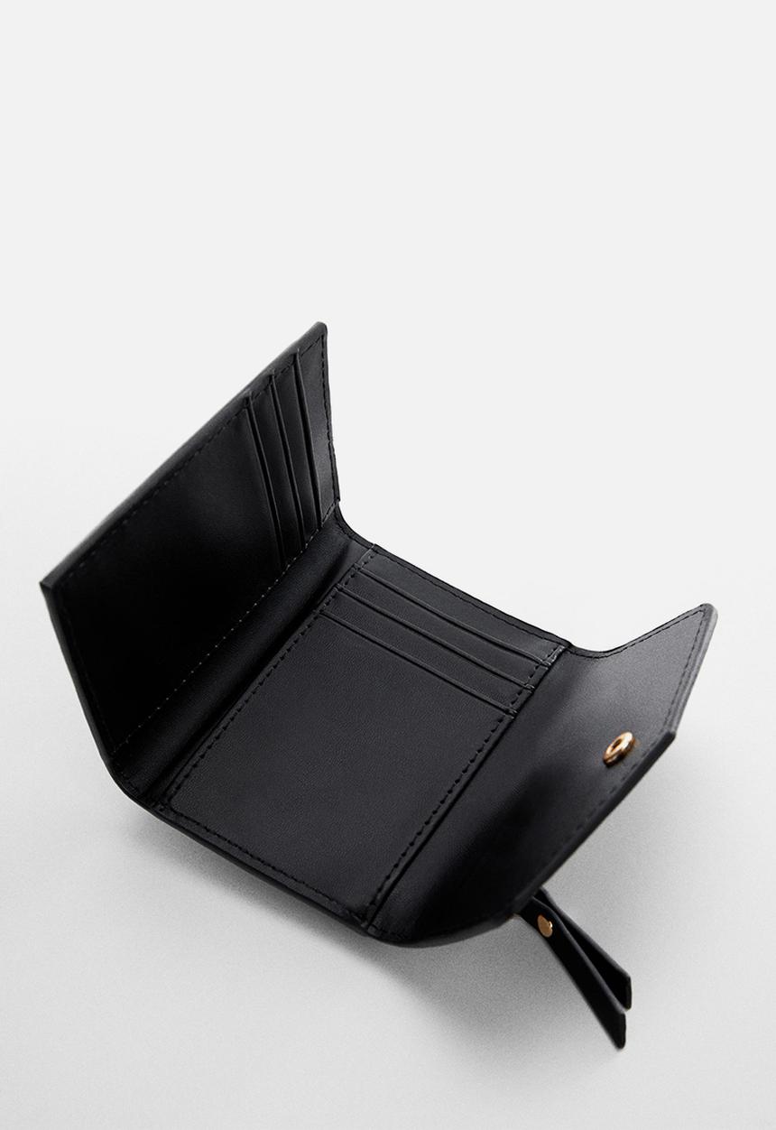 MANGO - Card holder pill - black