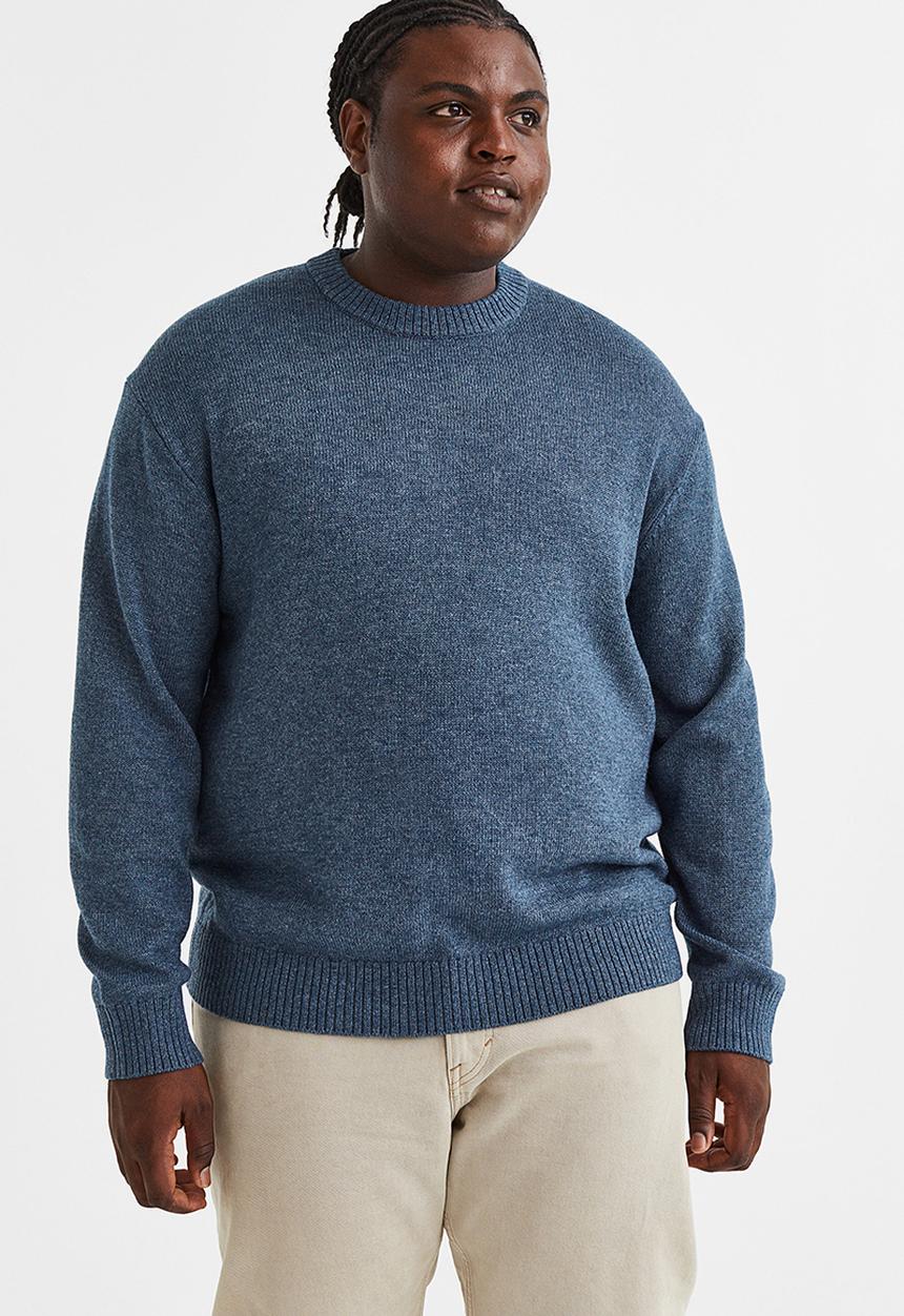 H&M - Relaxed fit jumper - blue marl