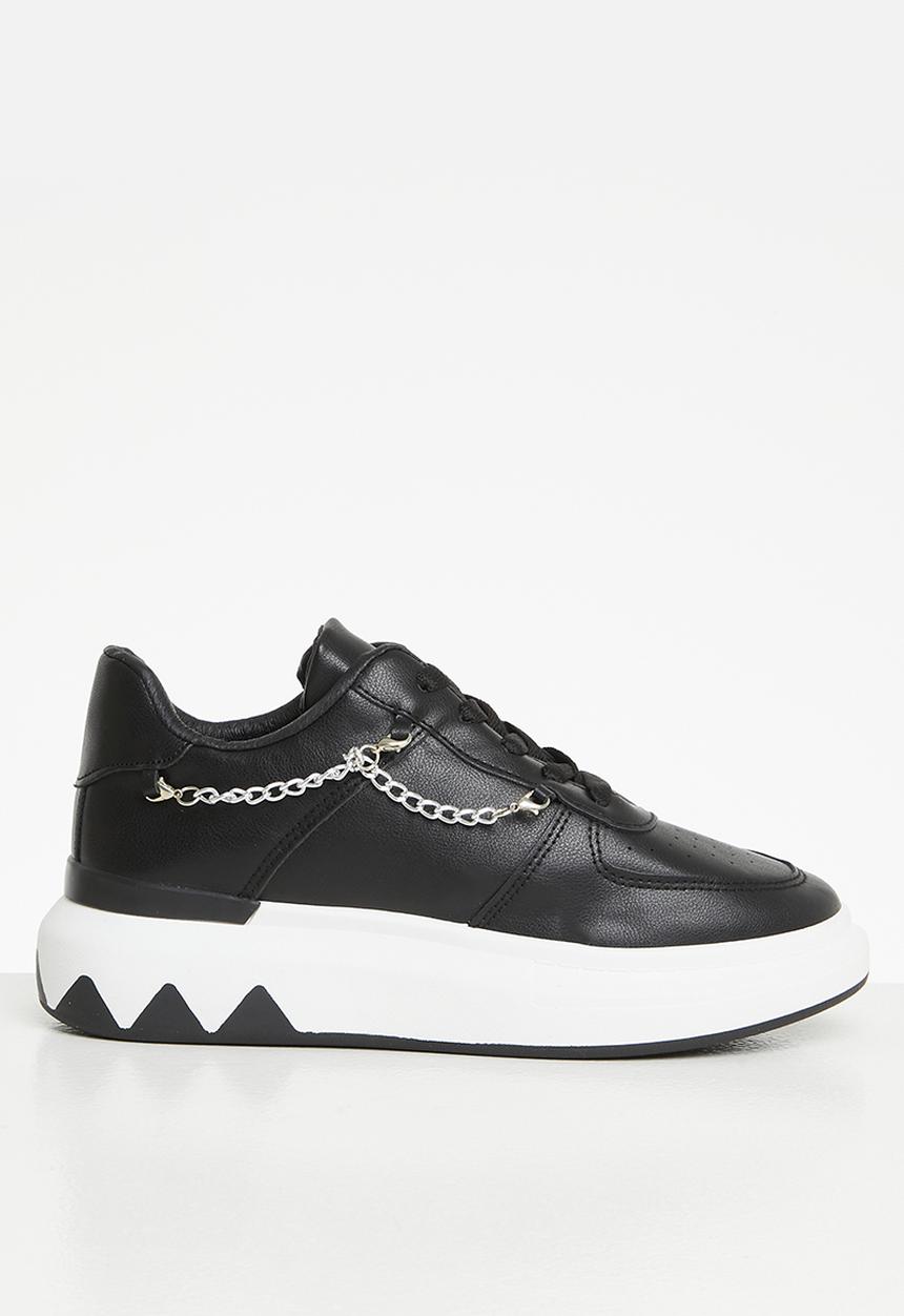 Jada - Chain detail sneaker - black