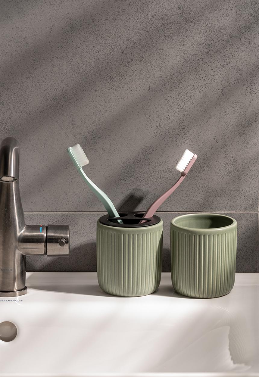 Present Time - Neat bathroom set - grayed jade