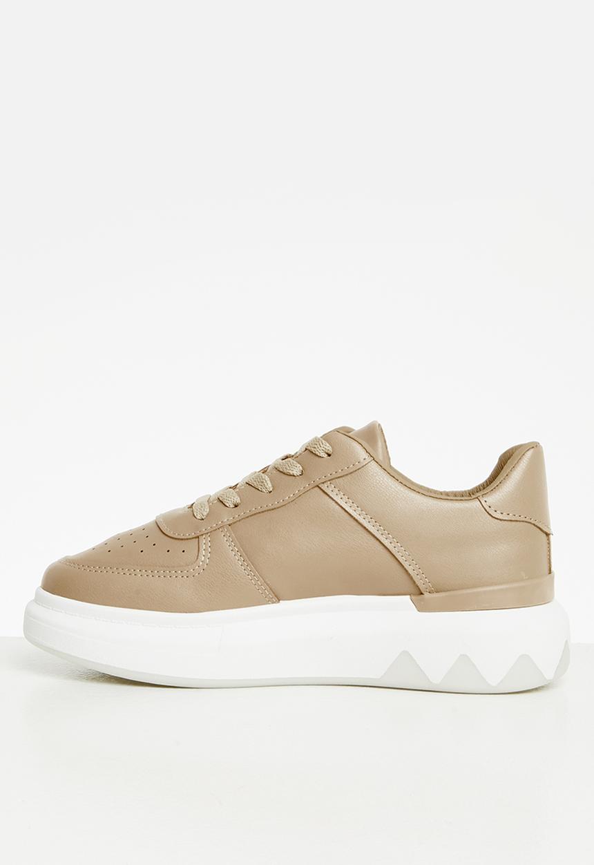 Jada - Chain detail sneaker - beige