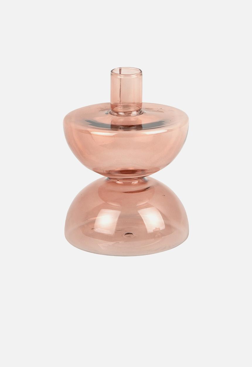 Present Time - Diabolo candle holder - faded pink
