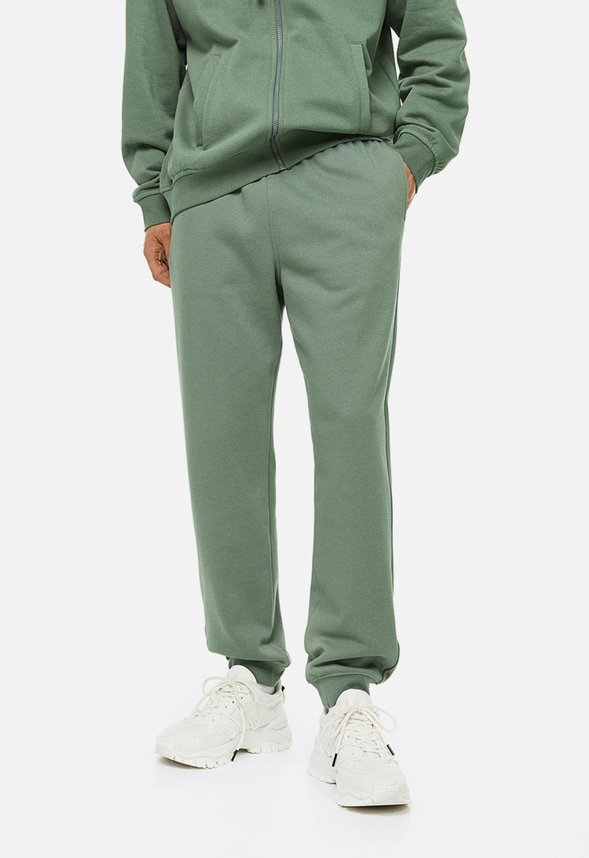 H&M - Regular fit sweatpants - green