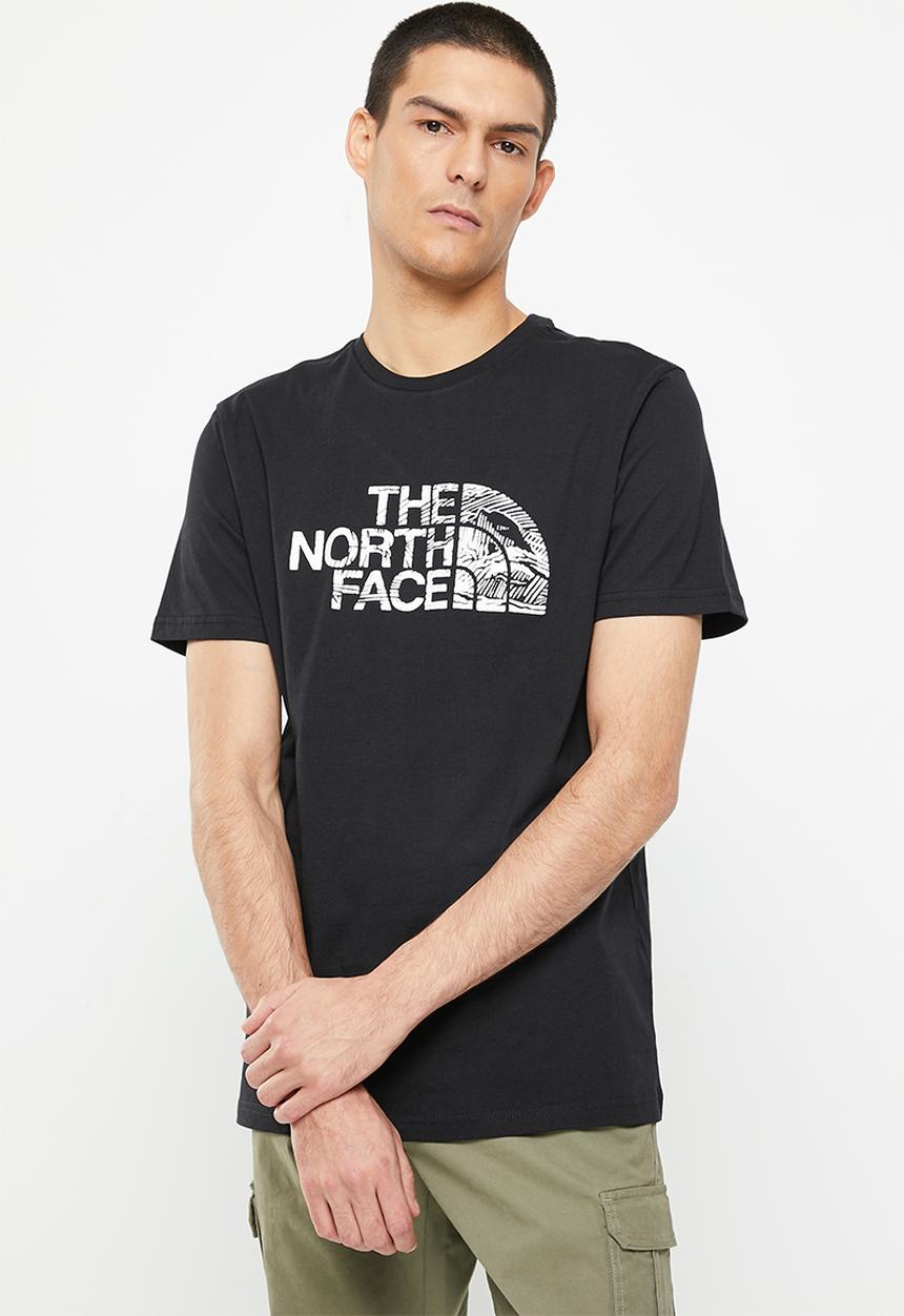 The North Face - Short sleeve woodcut dome tee-eu - tnf black (jk3)