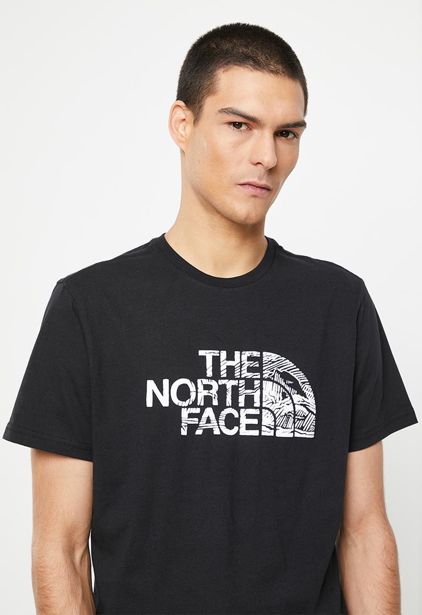 The North Face - Short sleeve woodcut dome tee-eu - tnf black (jk3)