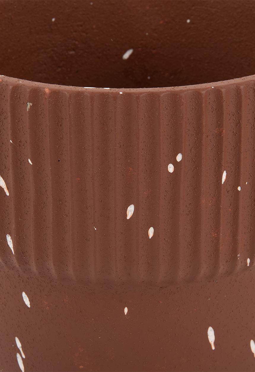 Present Time - Plant Pot Speckles Cap Cement