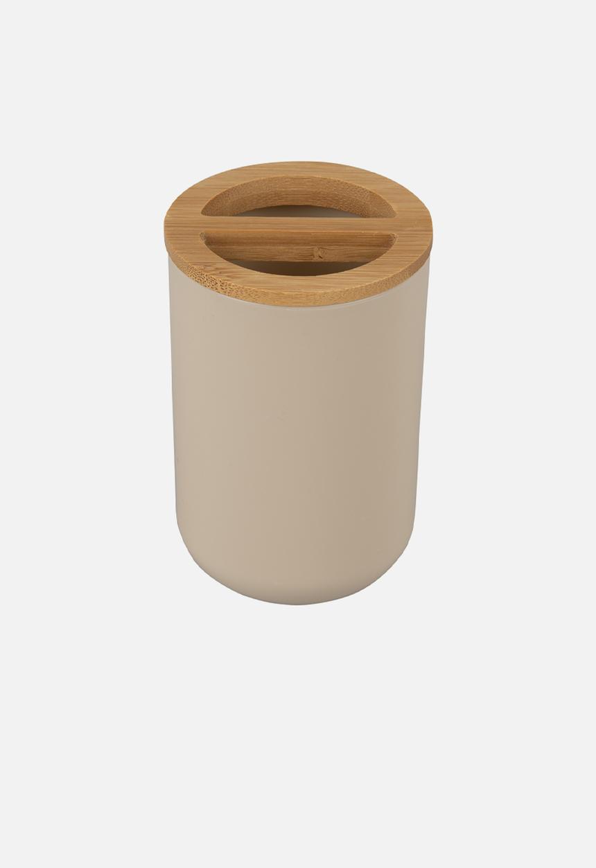 Present Time - Descent bathroom set - warm grey