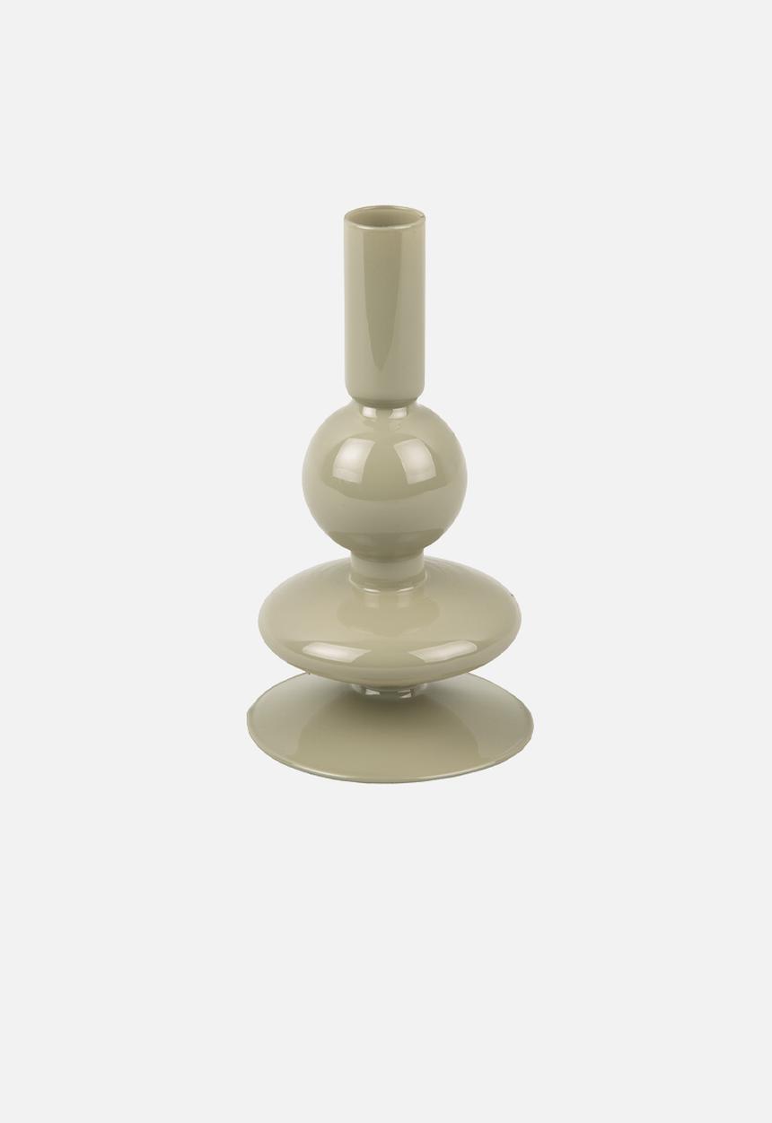 Present Time - Sparkle candle holder - greyed jade