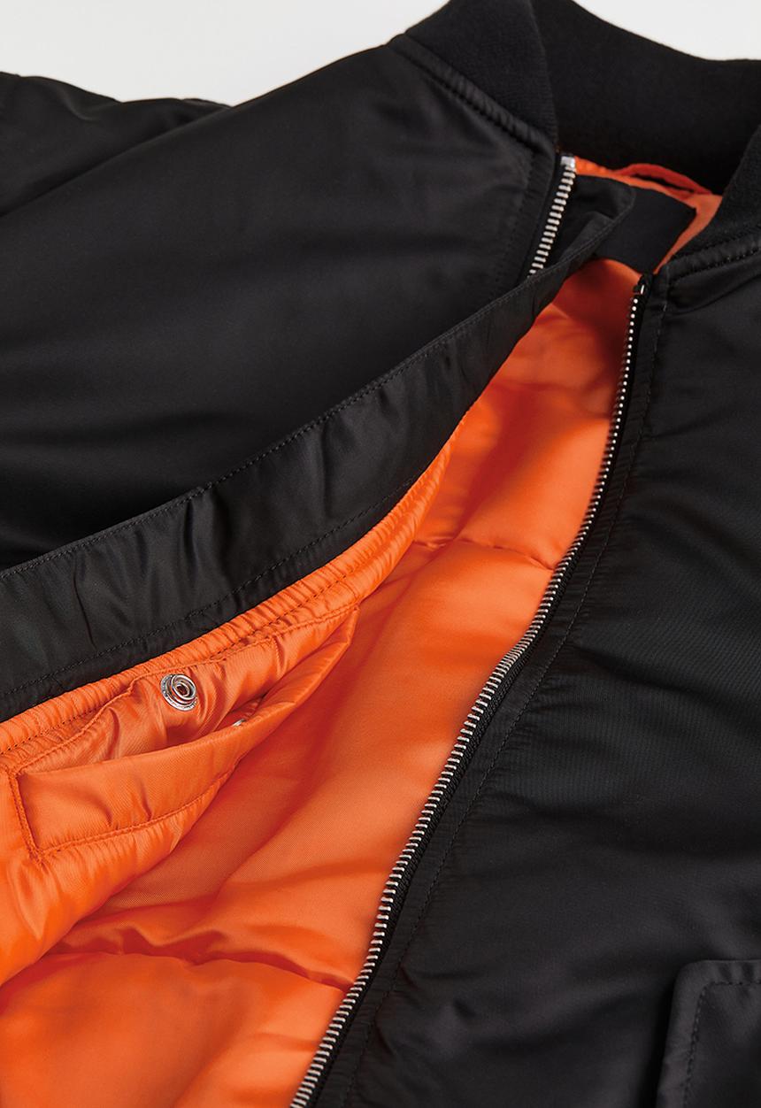 H&M - Relaxed fit bomber jacket - black