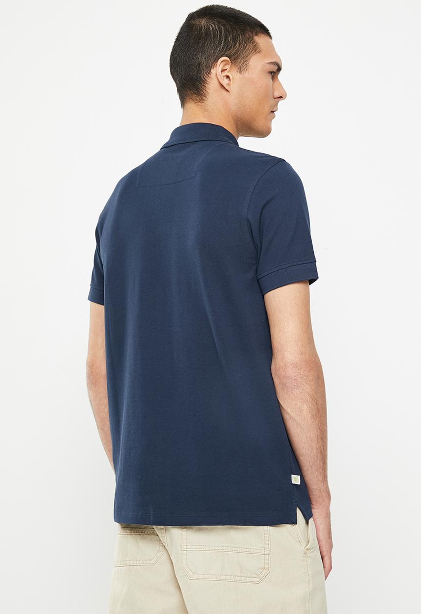 urban° - Mens urban core pique golfer - navy