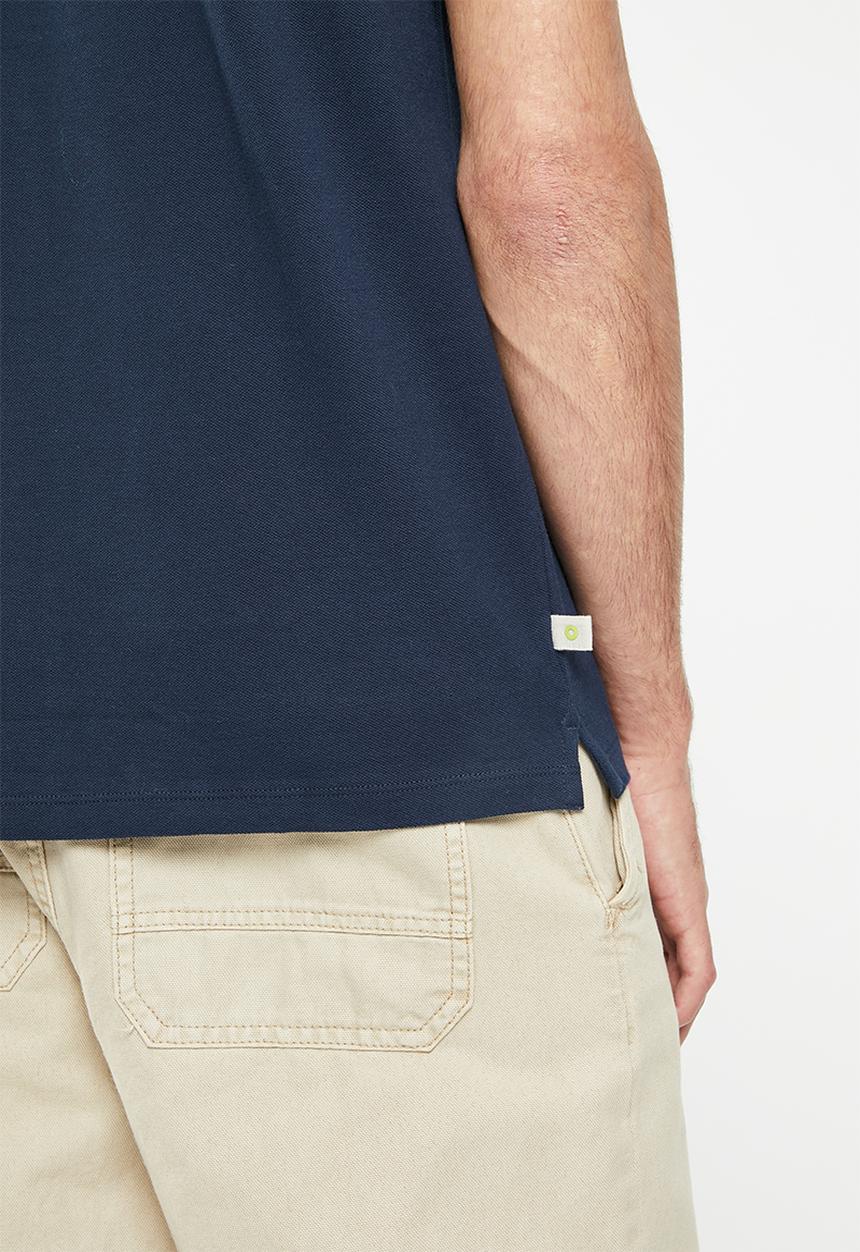 urban° - Mens urban core pique golfer - navy