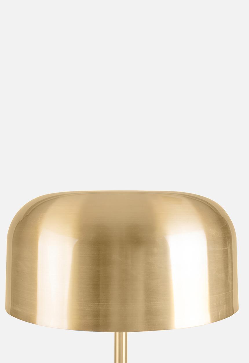 Present Time - Floor lamp capa metal matt - brushed gold