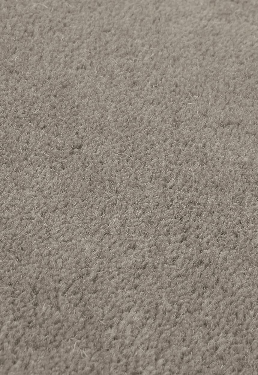 Present Time - Organic round carpet medium - light grey