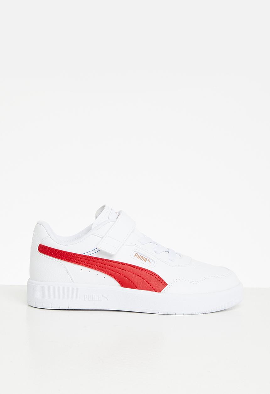 PUMA - Court ultra ac+ps - puma white/red/puma gold