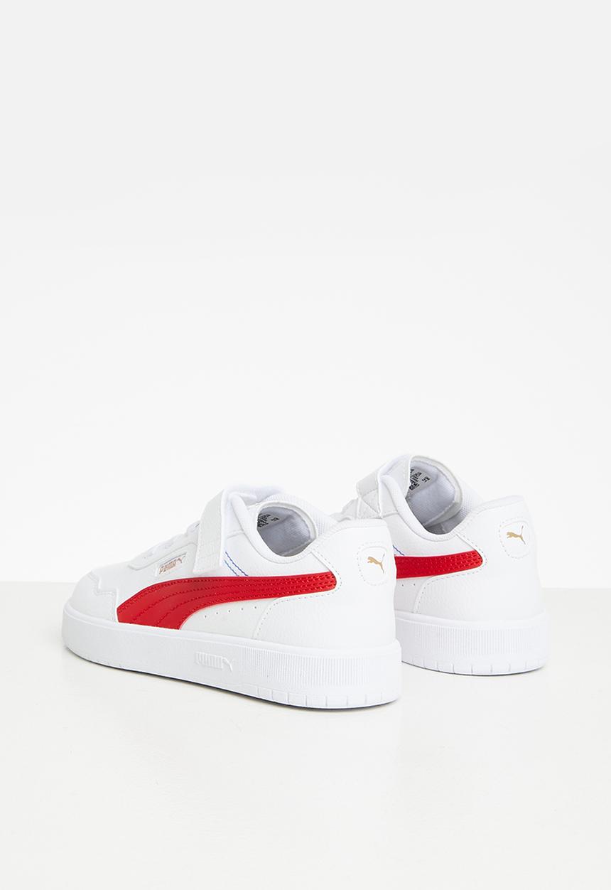 PUMA - Court ultra ac+ps - puma white/red/puma gold