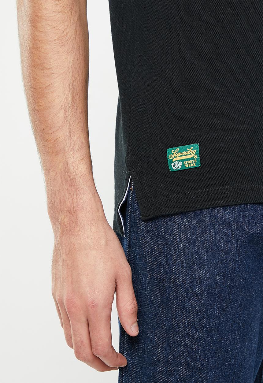 Superdry. - Vintage superstate polo - black