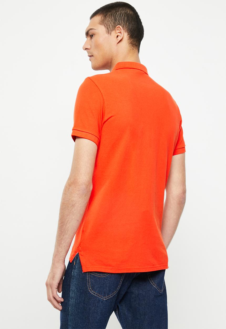 Superdry. - Vintage superstate polo - bold orange