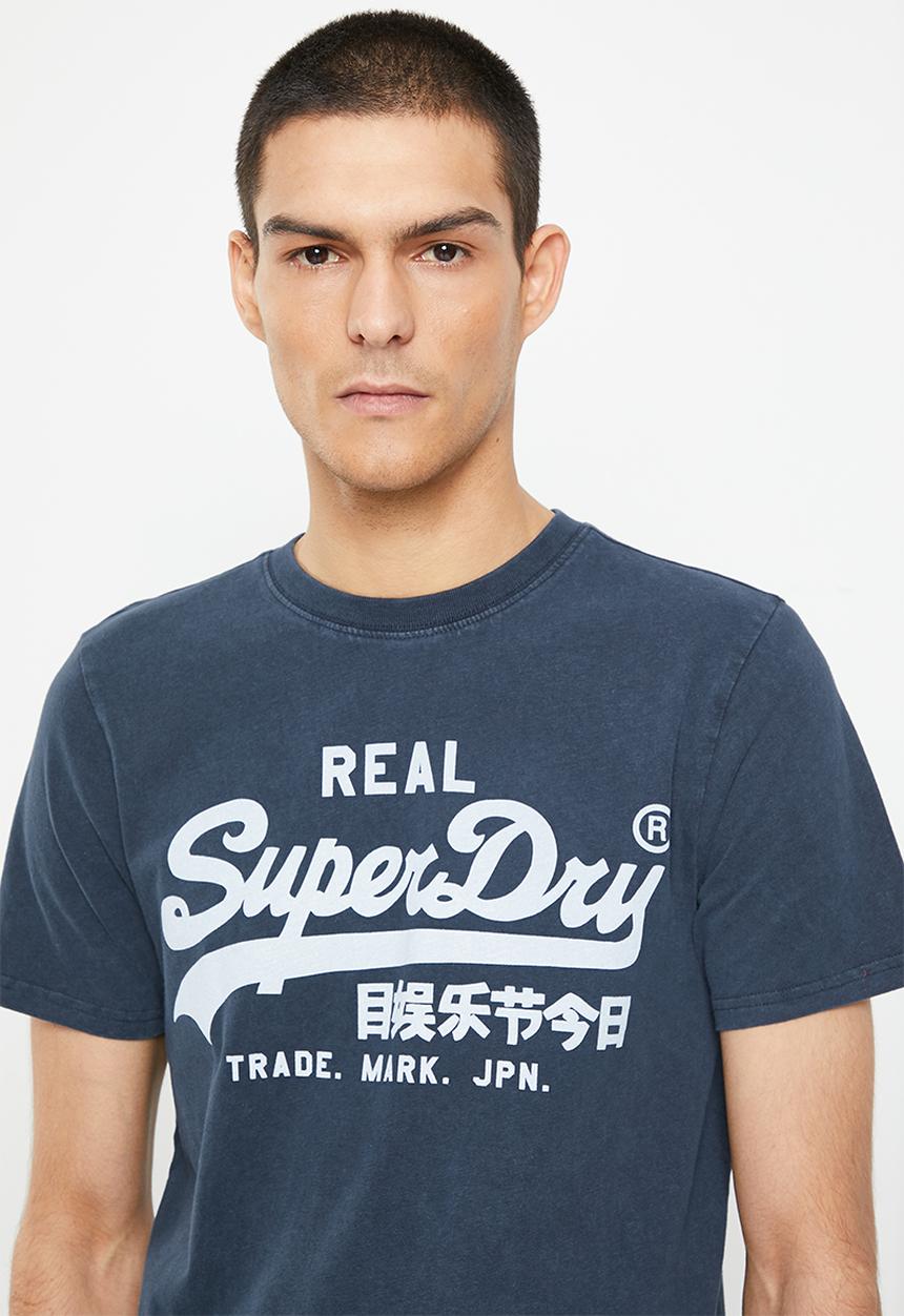 Superdry. - Vintage vl noos tee - eclipse navy