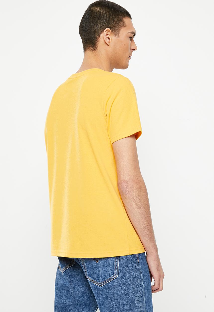 Superdry. - Vintage vl cali tee - desert ochre yellow marl