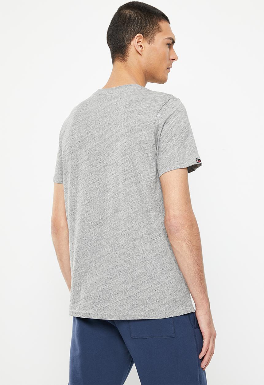 Superdry. - Vintage vl noos tee - athletic grey marl
