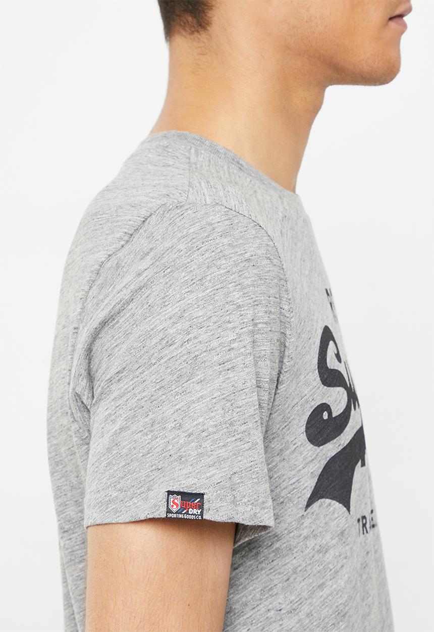Superdry. - Vintage vl noos tee - athletic grey marl