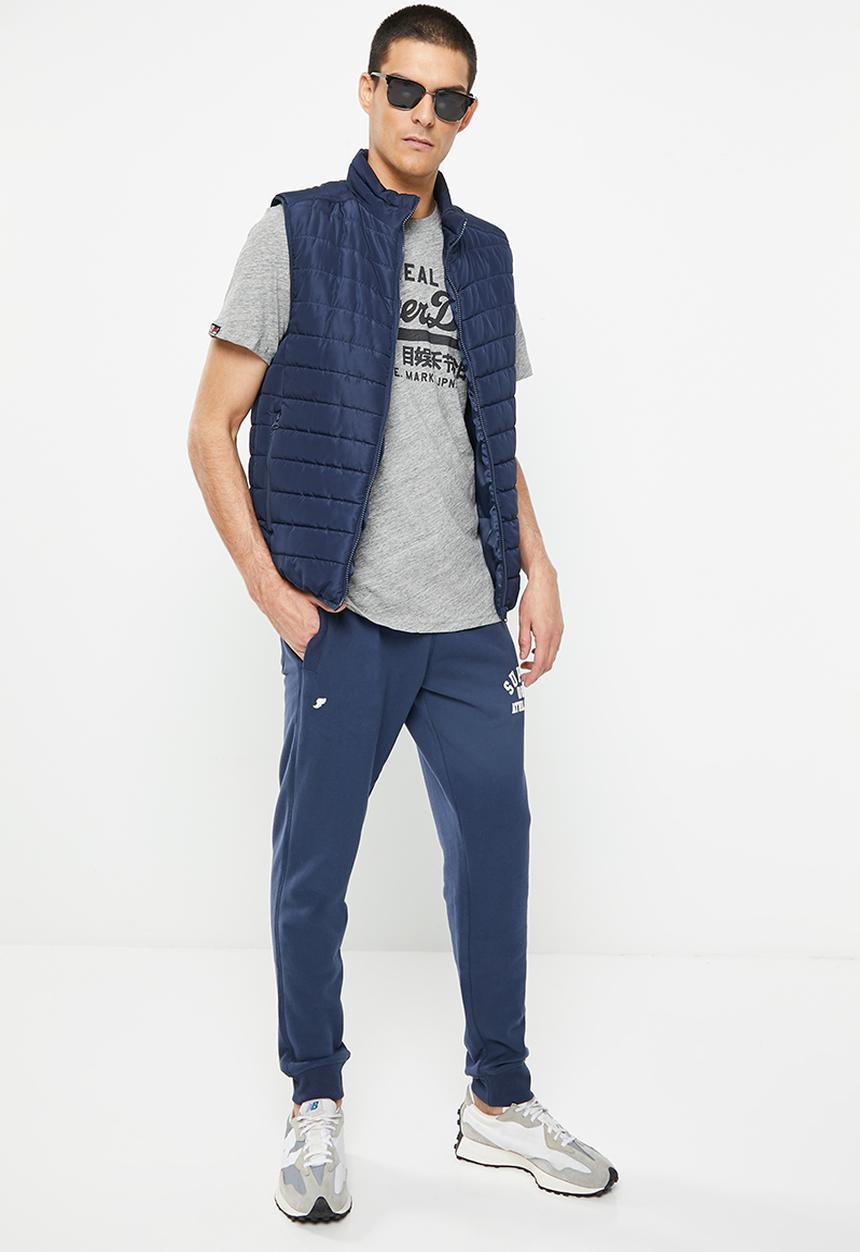 Superdry. - Vintage vl noos tee - athletic grey marl