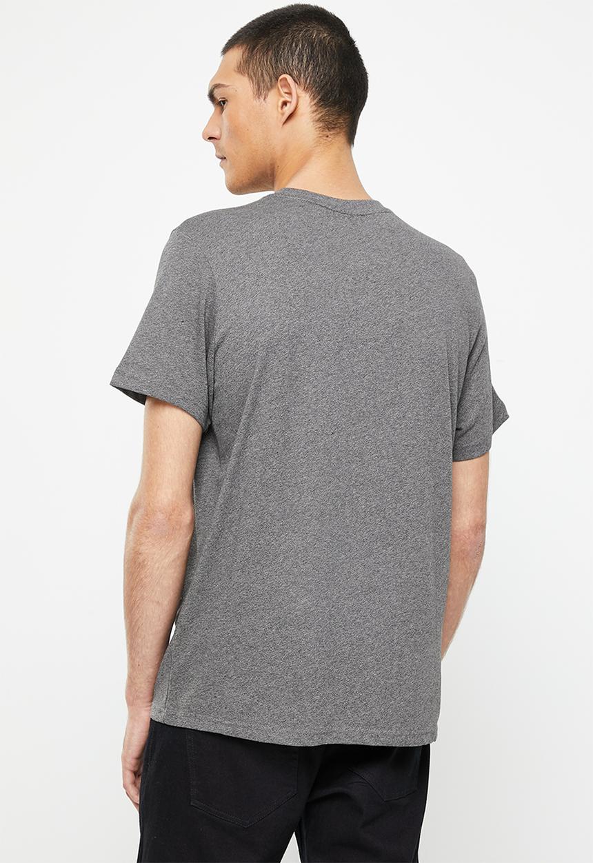Superdry. - Vintage speedway tee - grey black twist grit