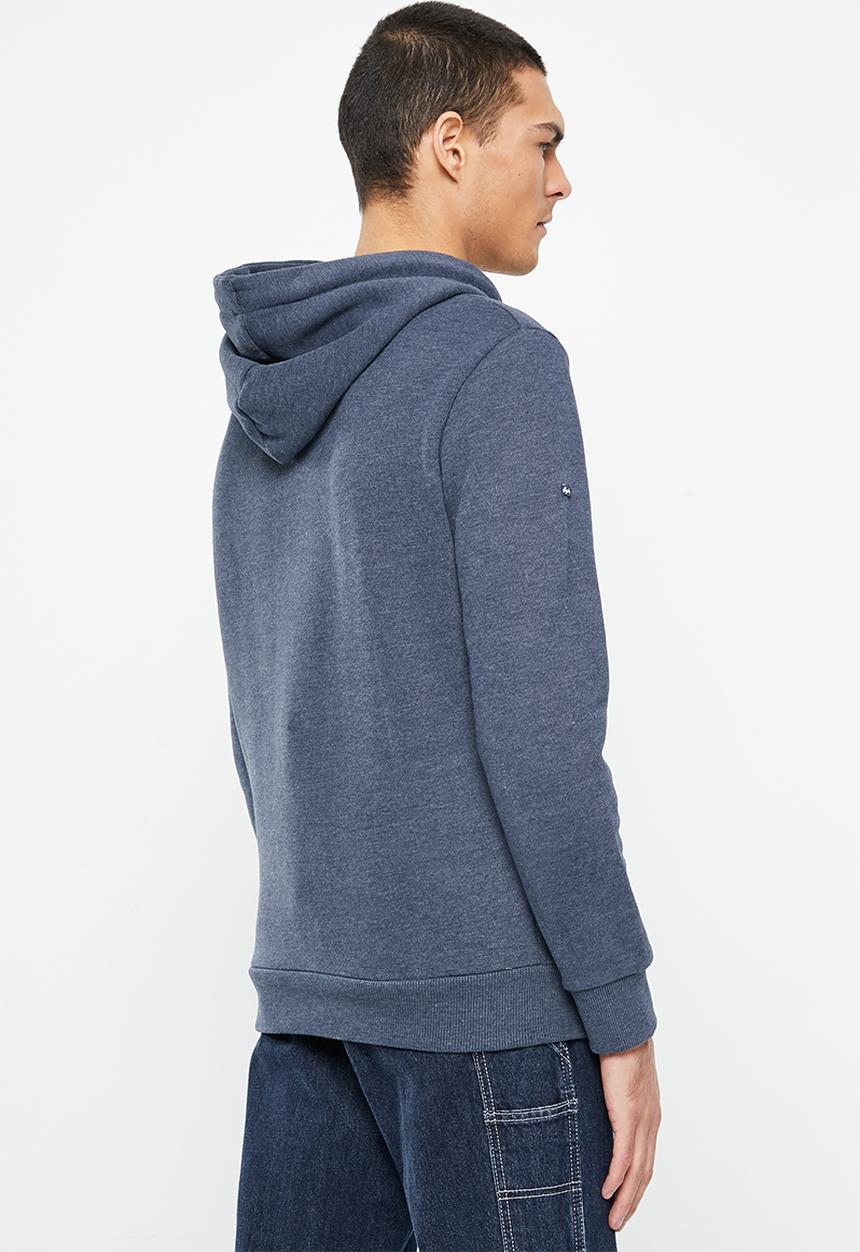 Superdry. - Vintage travel hood - vintage navy marl