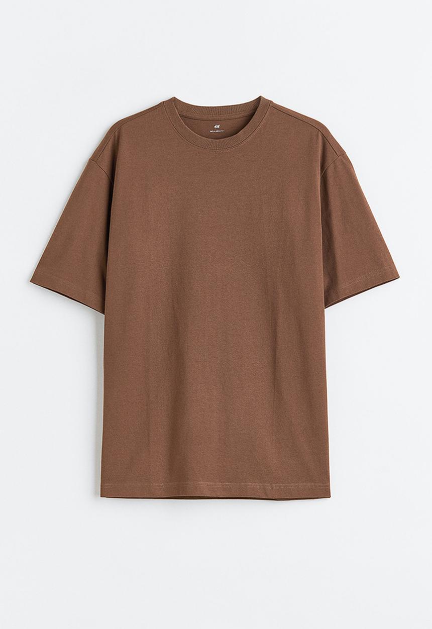 H&M - Relaxed fit T-shirt - brown