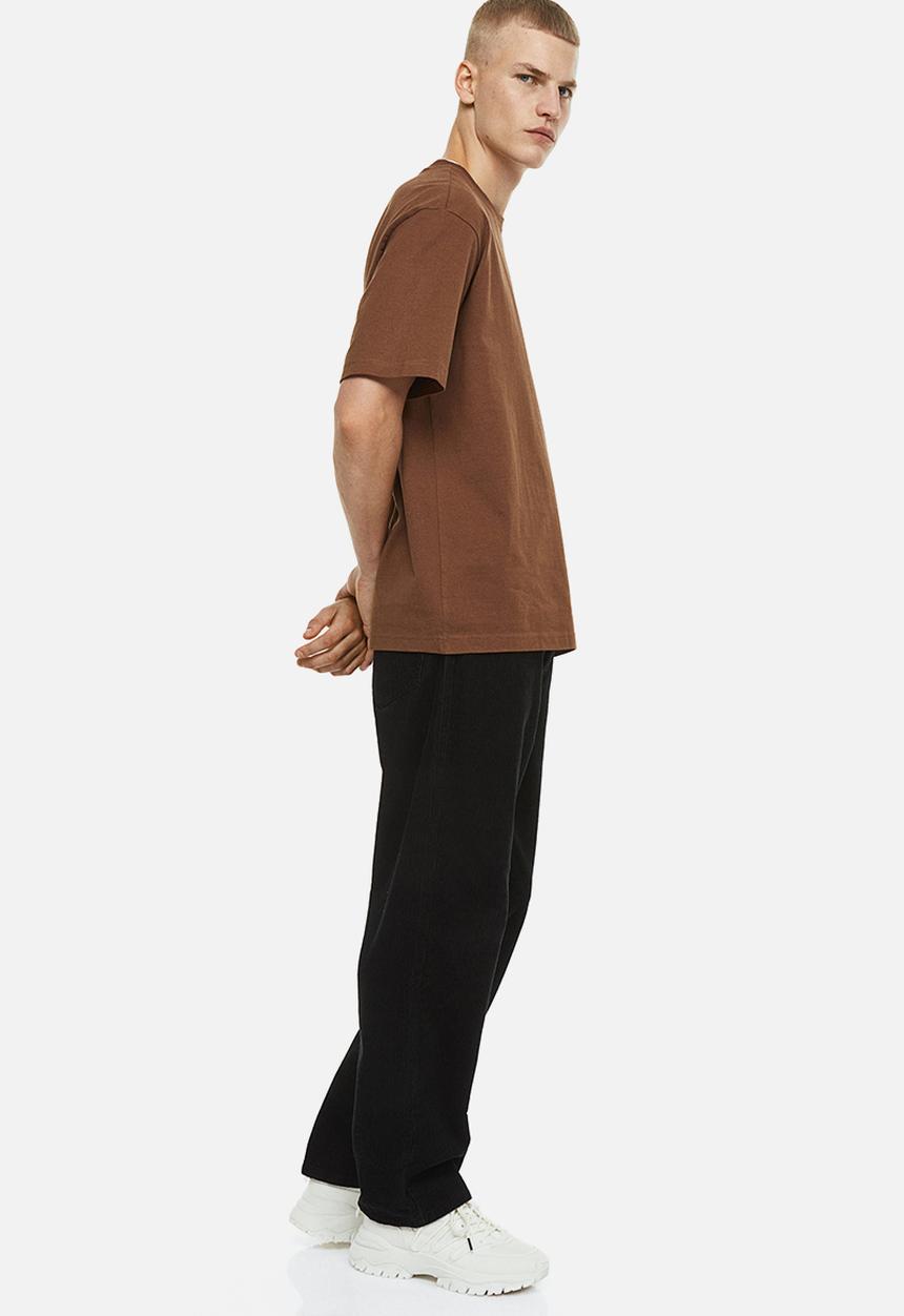H&M - Relaxed fit T-shirt - brown