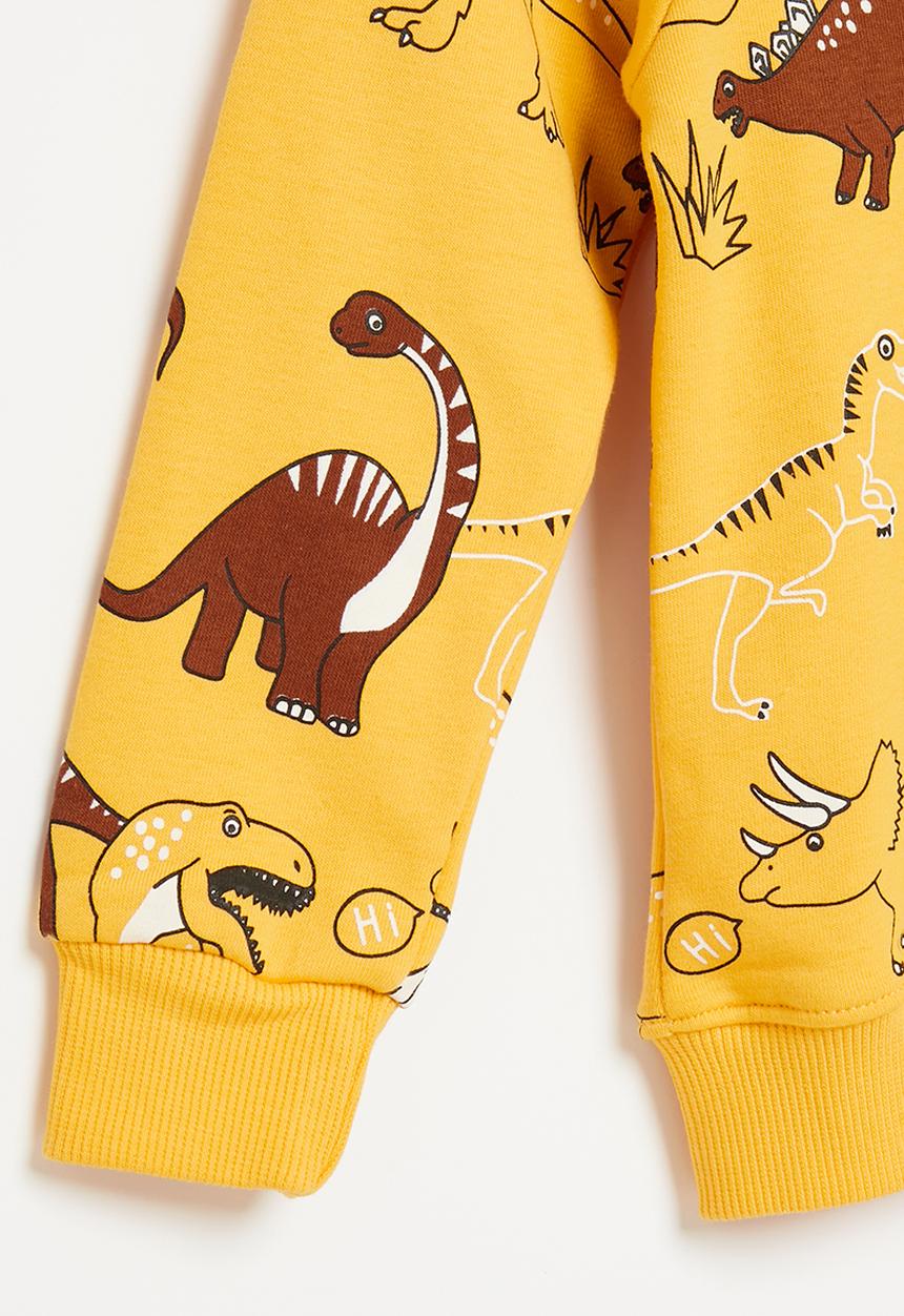 Pop Candy - Dino sweatshirt - yellow