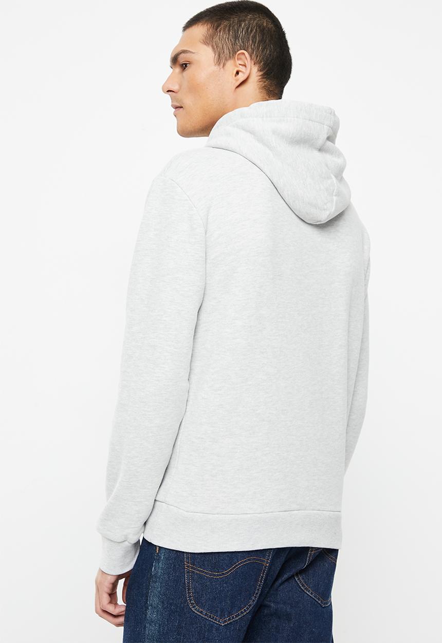 Superdry. - Vintage trade tab hood - glacier grey marl