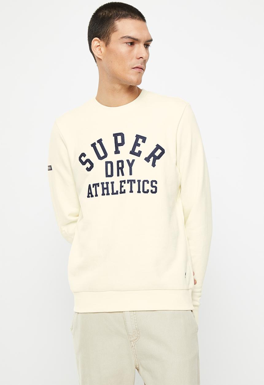 Superdry. - Vintage gym athletic crew - winter cream