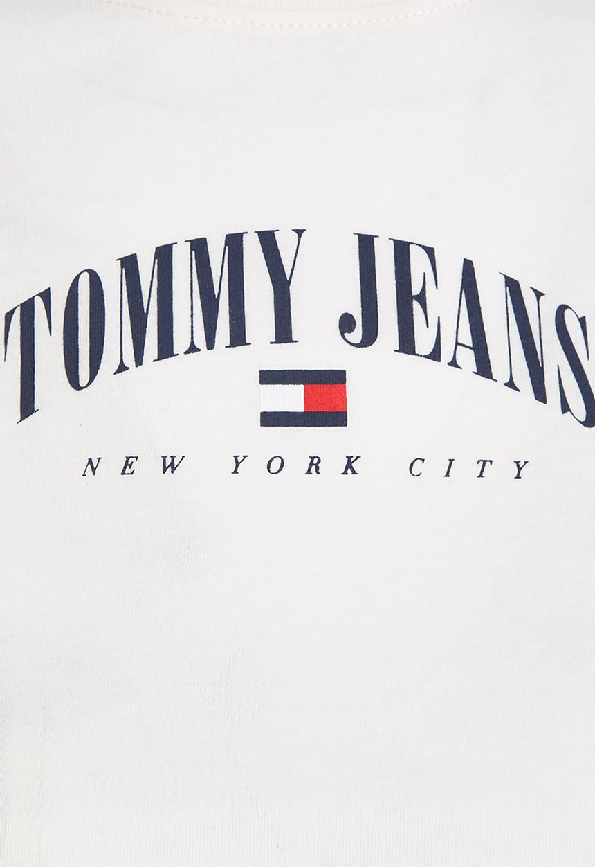 Tommy Hilfiger - TJW bby crop essential logo tee - ancient white