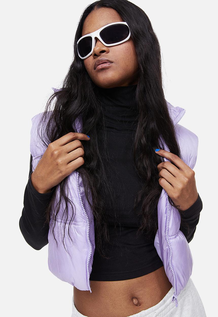 H&M - Polo-neck top - black