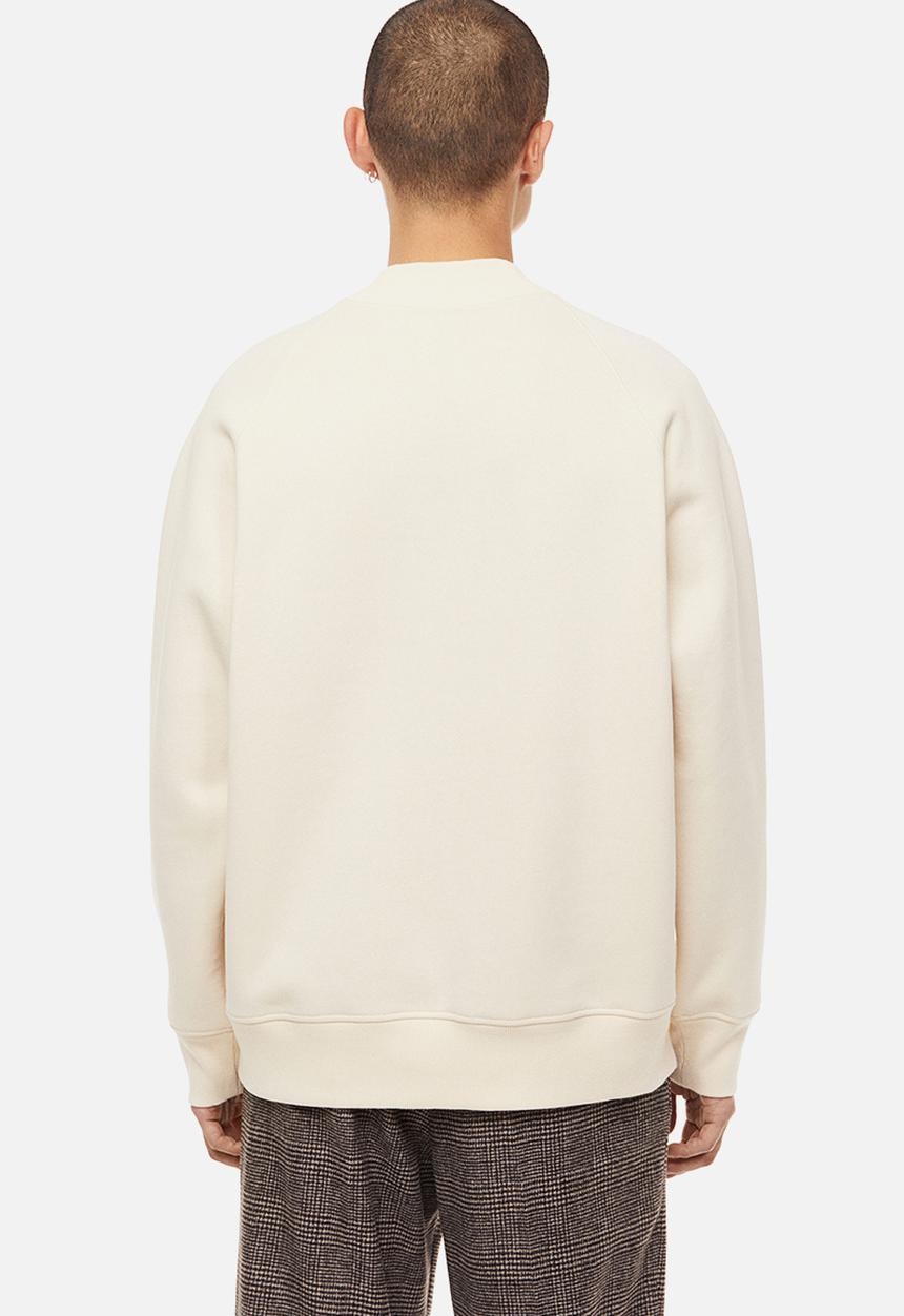 H&M - Relaxed fit sweatshirt - cream/creative collective
