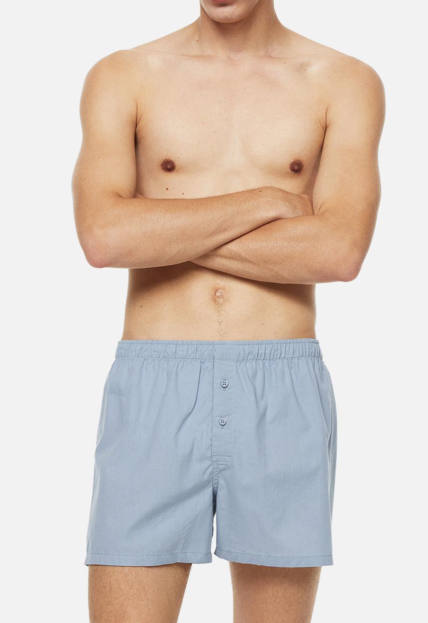 H&M - 5-Pack woven cotton boxer shorts - multi