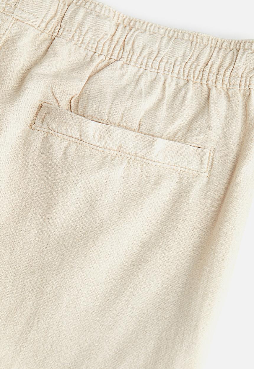 H&M - Regular fit linen-blend cargo trousers - beige