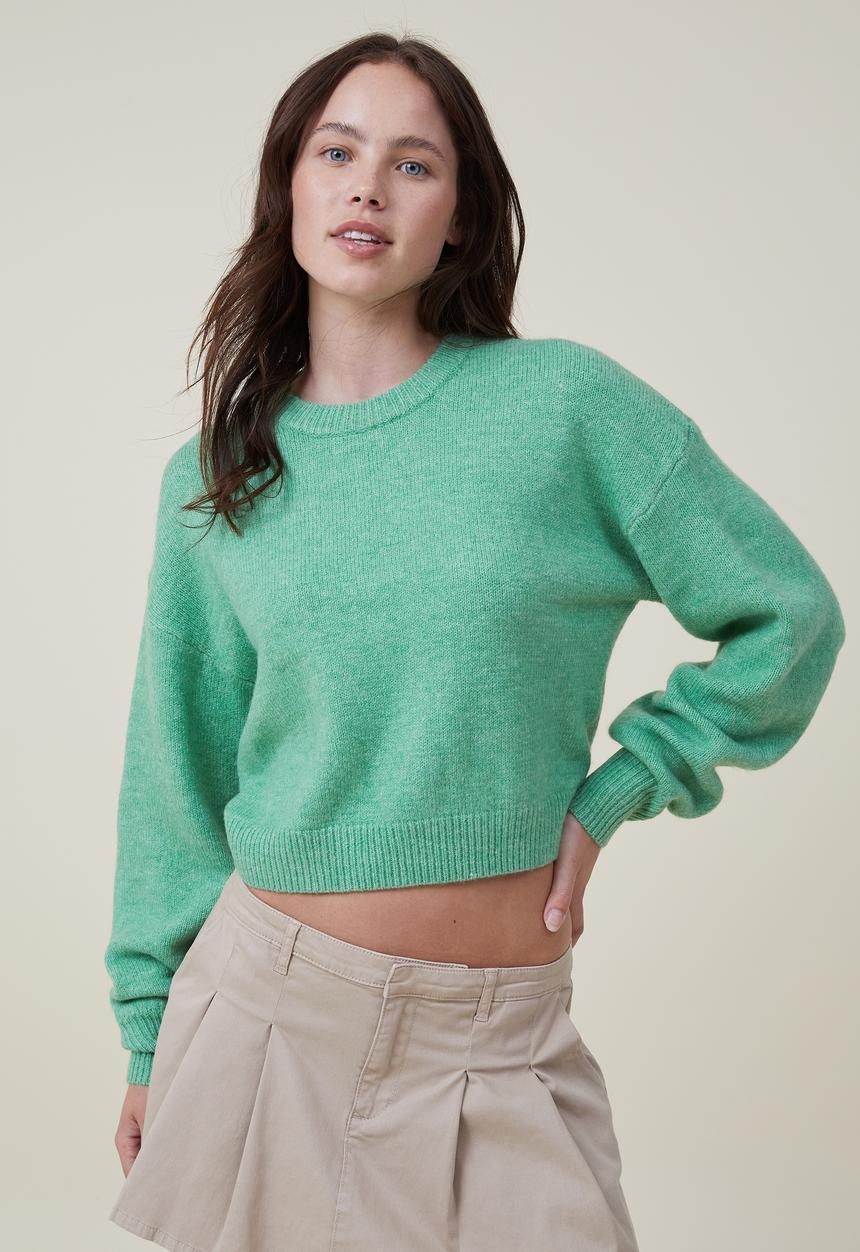 Cotton On - Blondie crew pullover - fern green