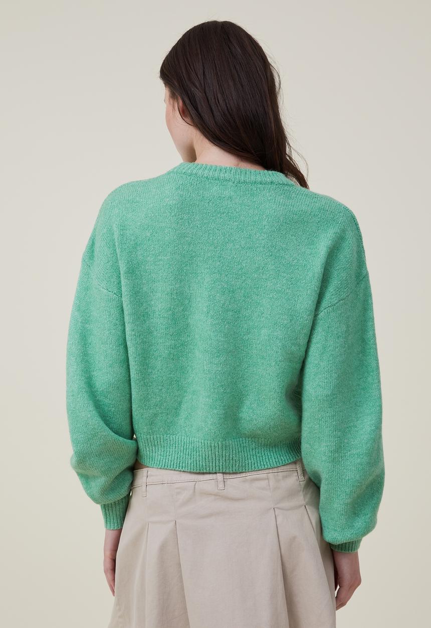 Cotton On - Blondie crew pullover - fern green