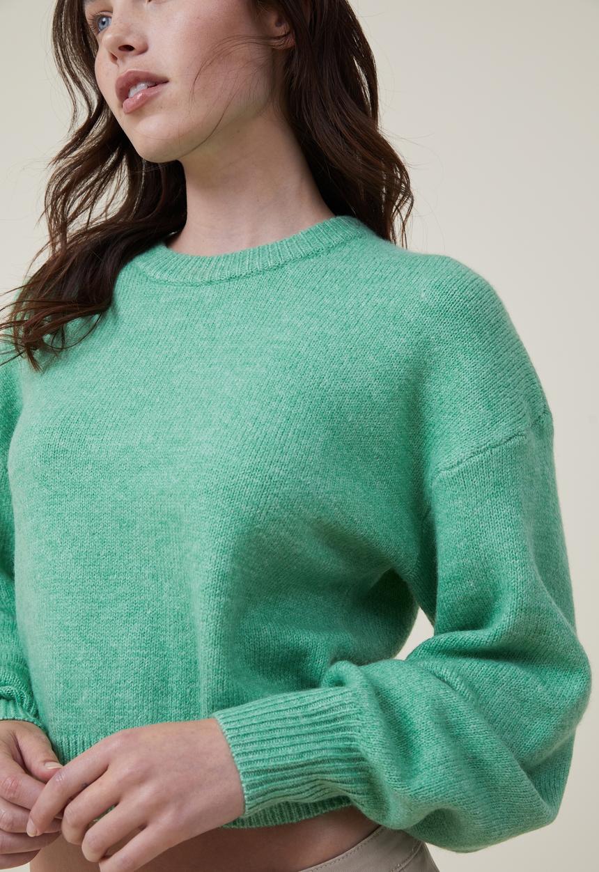 Cotton On - Blondie crew pullover - fern green