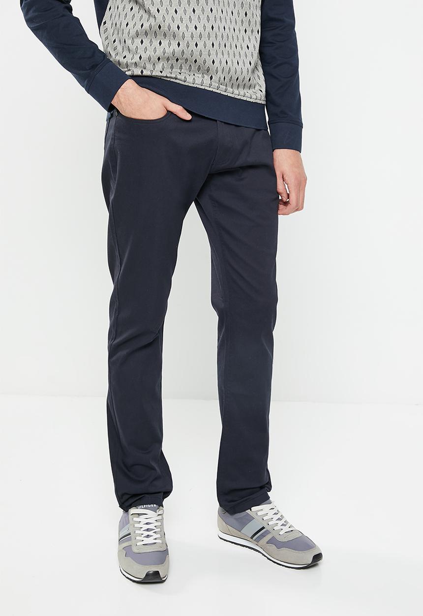Jonathan D - Victor cotton trousers - navy 