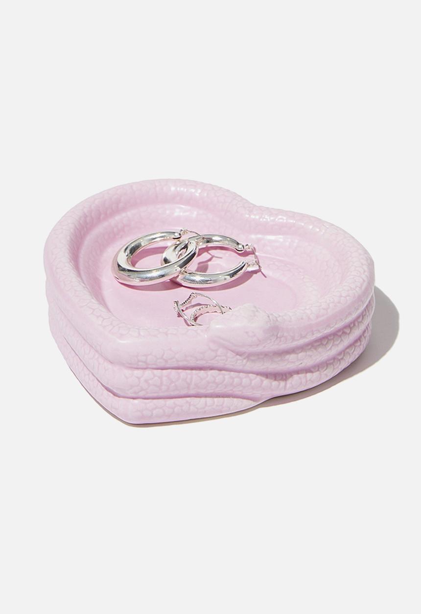 Typo - Trinket Tray - Pale Lilac Snake Heart