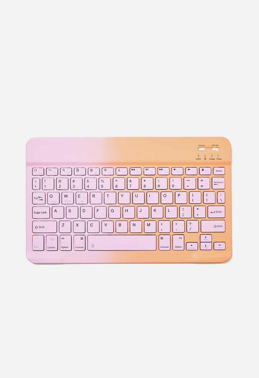 Typo - Wireless Keyboard 10 Inch - Ombre Pale Lavender/Apricot Crush