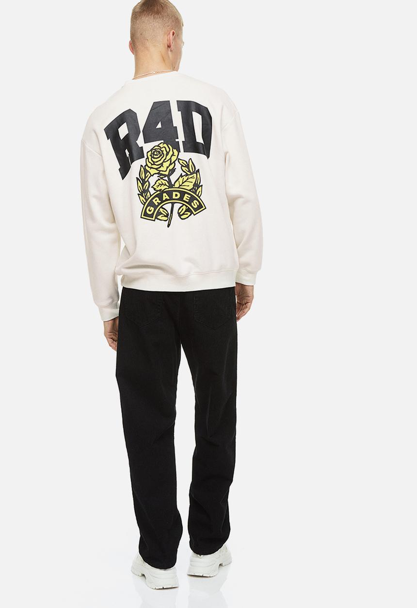 H&M - Relaxed fit sweatshirt - cream/r4d