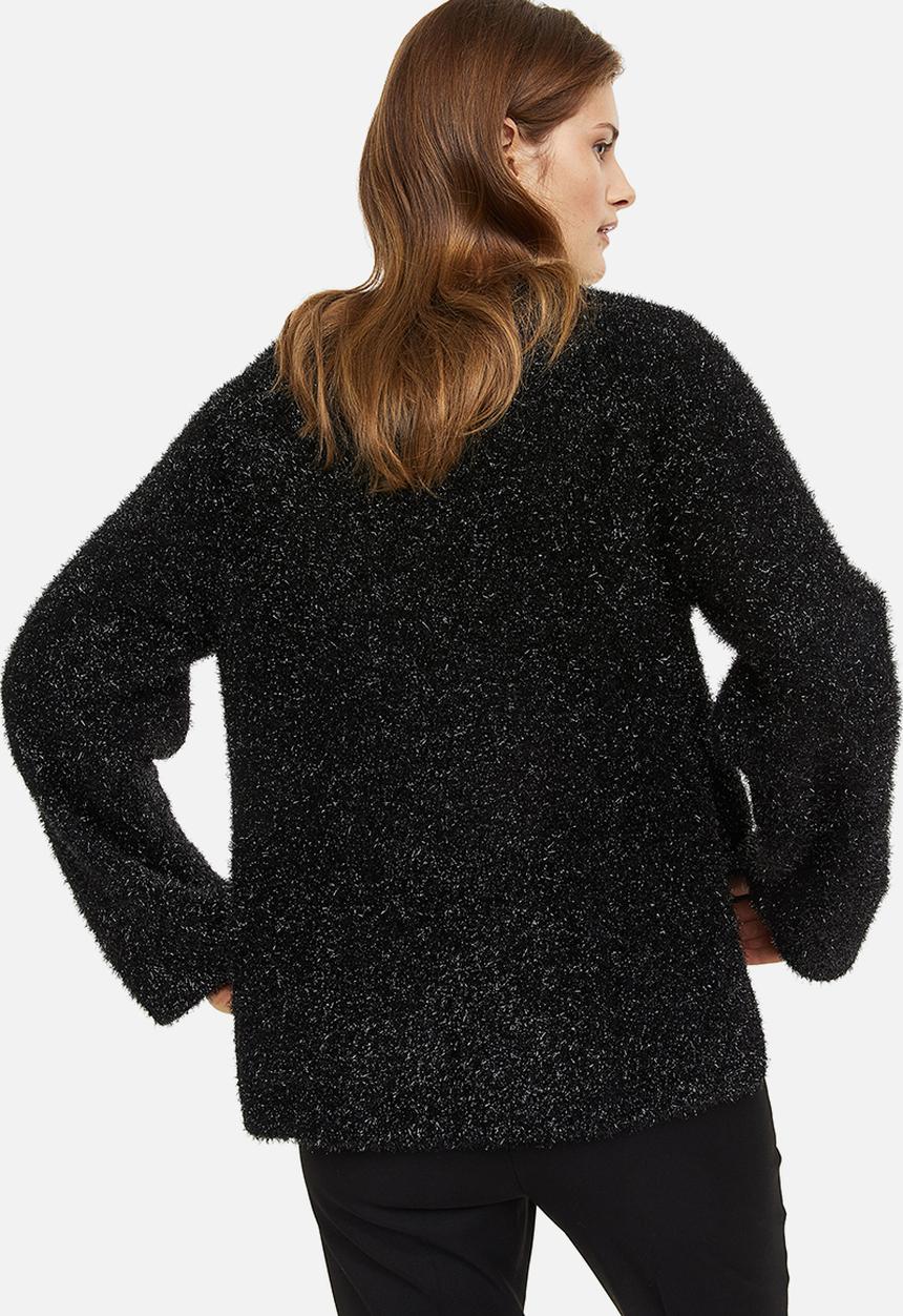 H&M - Oversized fluffy jumper - black