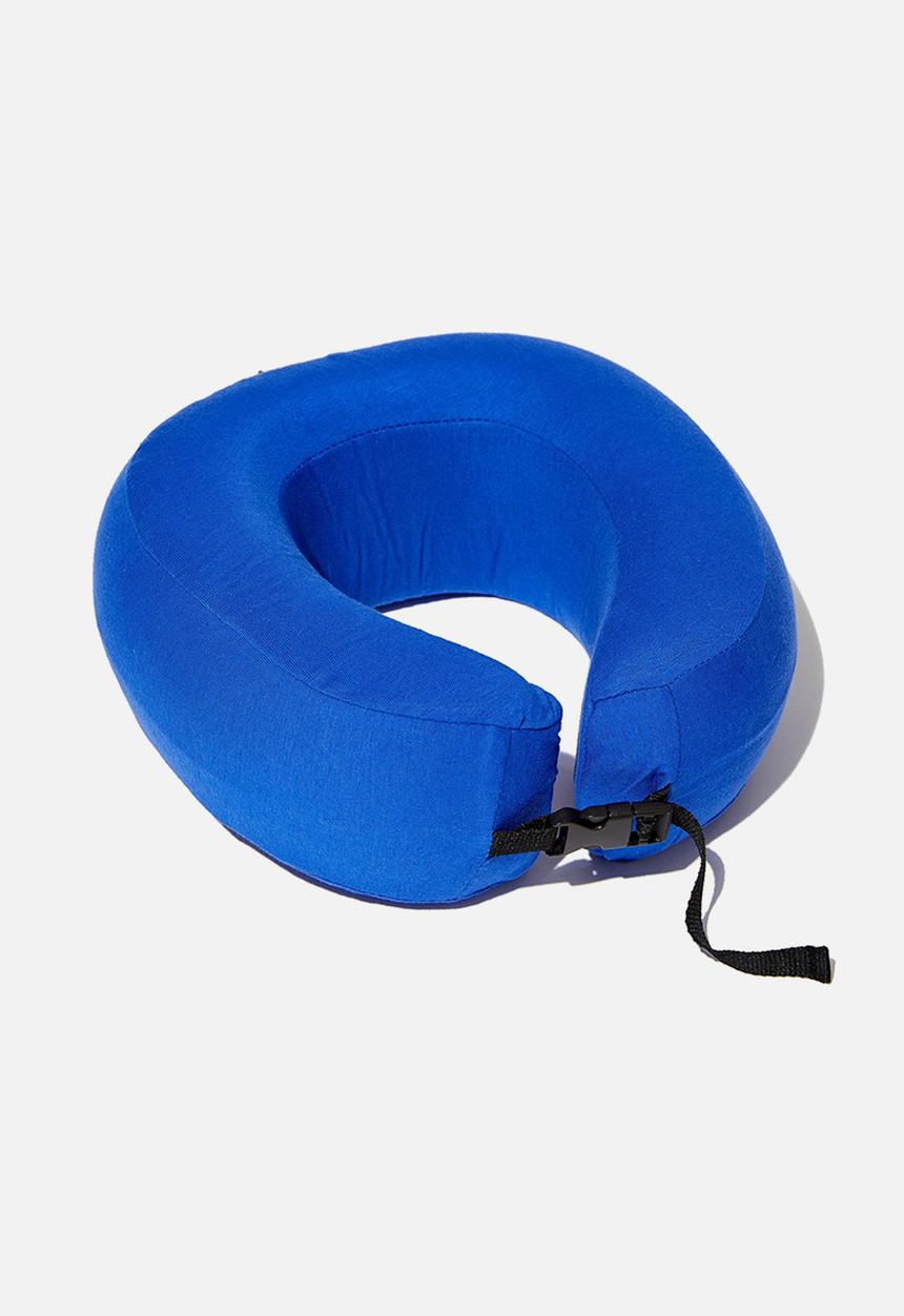 Typo - Travel Neck Pillow - Cobalt