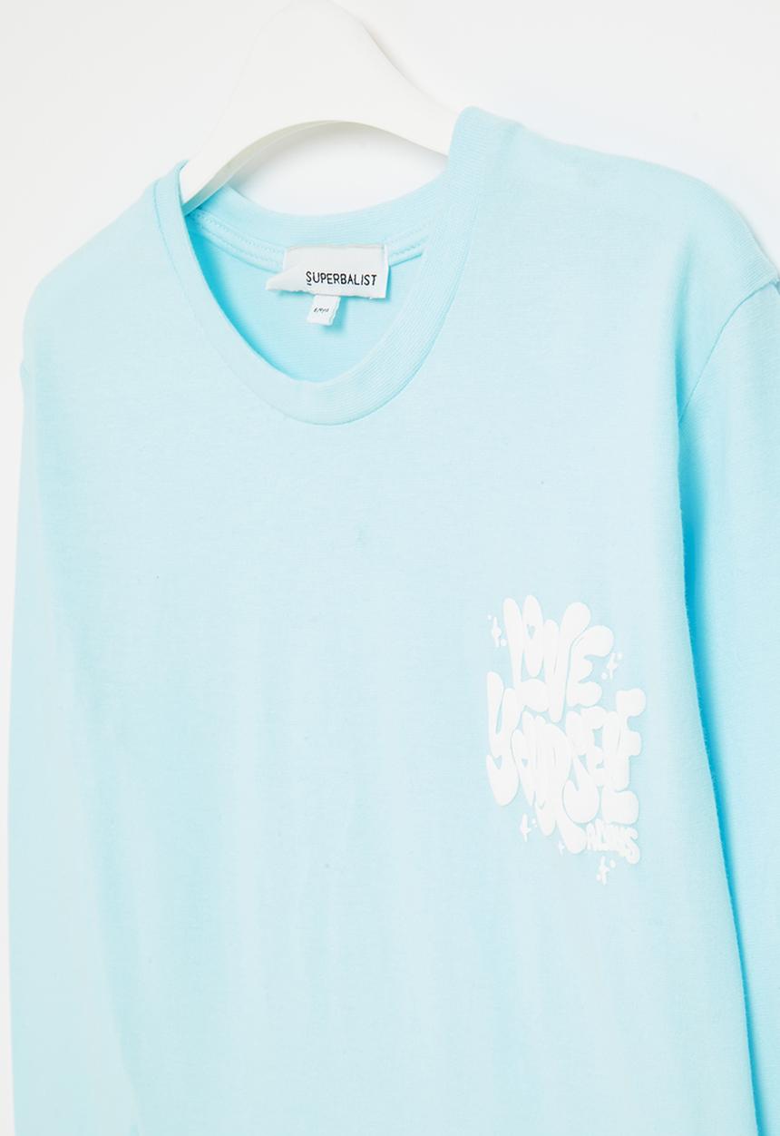 Superbalist - Girls graphic tee - light blue 1
